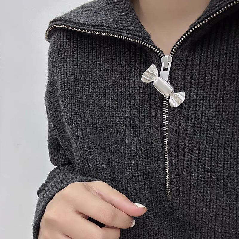 Exquisite Metal Candy Brooches Cute Pins For Women Girls Versatile Shiny Corsage Clothing Accessories Jewelry Gifts