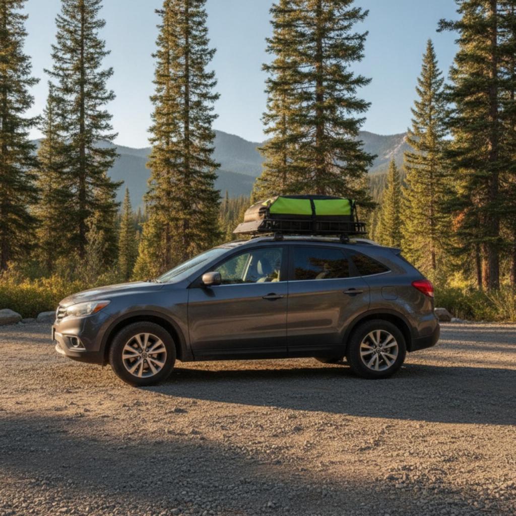 Car Rooftop Cargo Carrier with Straps Waterproof Roof Storage Bag