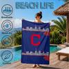Cleveland Chief Symbol Beach Towel, Microfiber Beach Towel, Perfect For Pool, Beach, Travel, Home Decor Beach Party Fan Gifts