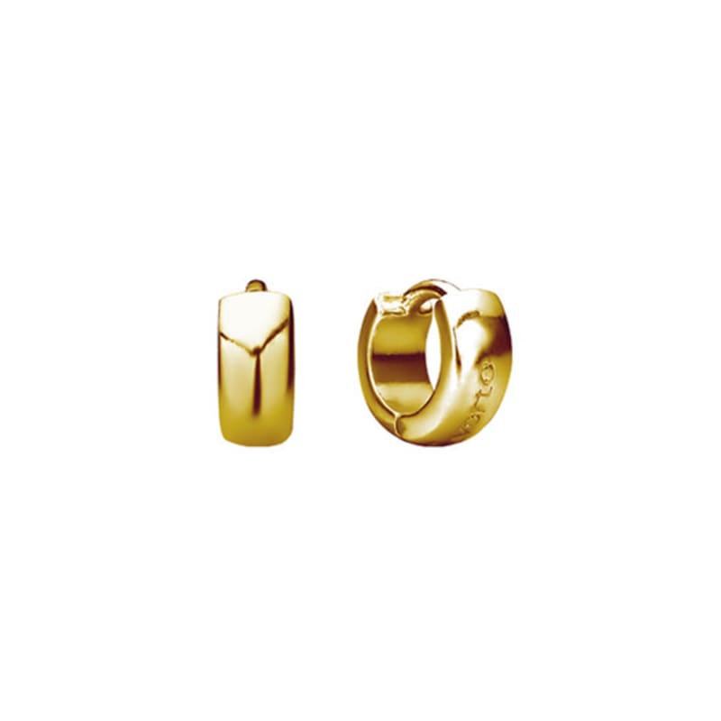 Verte [925 Silver] Deux.silver.208 / Bun Earring (gold)