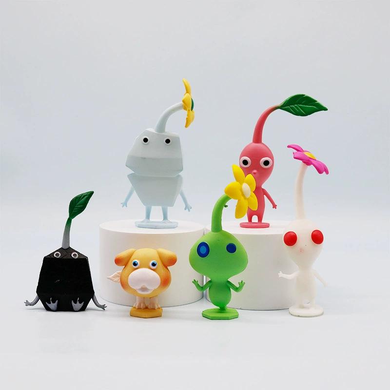 6-12Pcs/Set Game PIKMIN Anime Figure Captain Olimar PIKMIN PVC Action Figure Collection Model Doll Toys For Kids Christmas Gifts