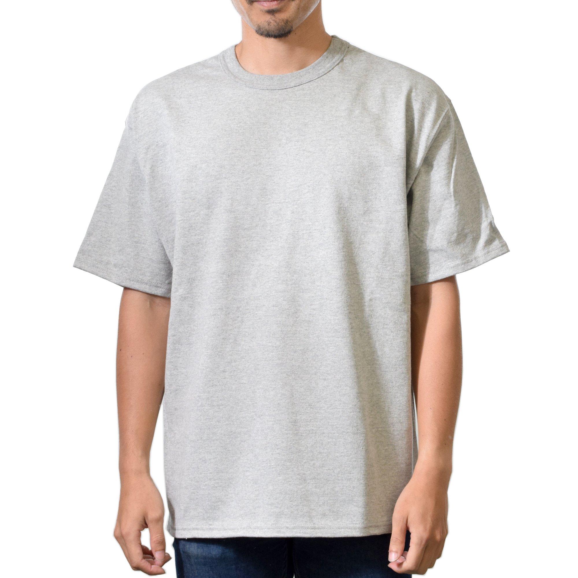 

Champion Heritage Трикотажная футболка с коротким рукавом Оксфорд 7.0 унций Мужская футболка (XL, Серый) [Использовал]