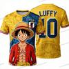 Japan One Piece Luffy T-shirt Football Jersey Men T-shirt Kids Football Special Jersey Kit Adult Women's  Sweatshirt