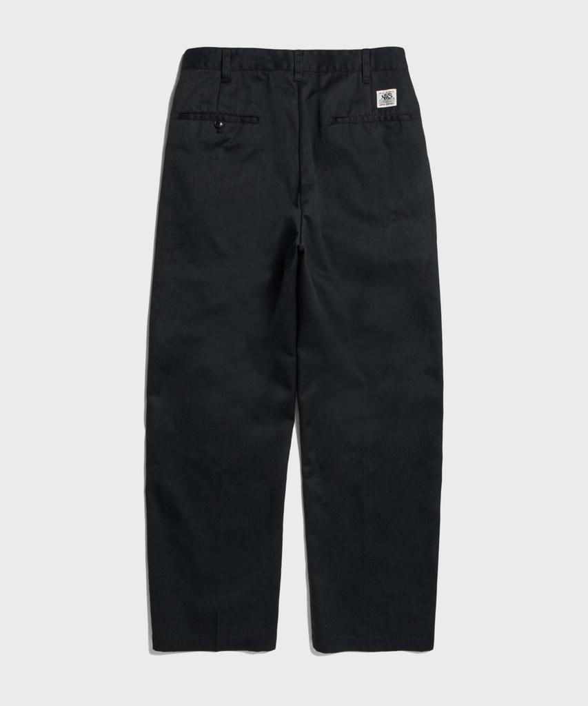 Beulonseun 1970S Straight-Leg Work Pants Black