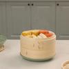 TAKEMI Bamboo Set of 2 and 1 Commercial Chinese Kitchen Steamer, Lid, 21cm, Steamer, Steamer, Steamer, Use, Steamer, Steamer, Steamer, Cookware,