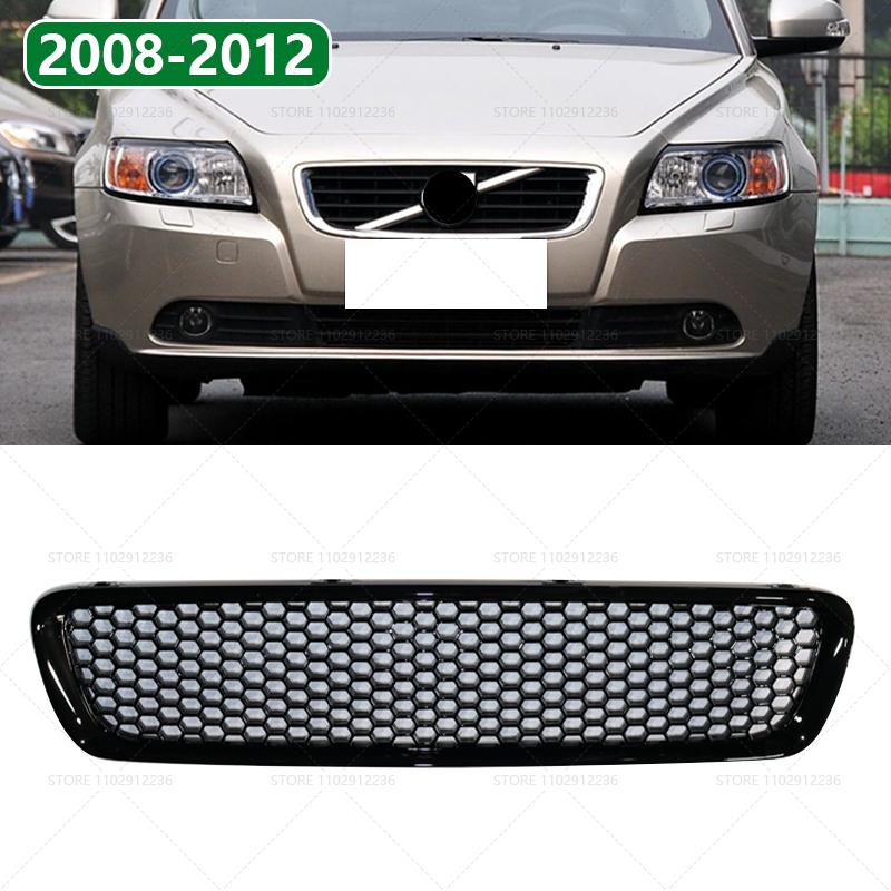 For Volvo 2004-2007 2008-2012 S40 VOLVO Bumper Mesh Racing Grille