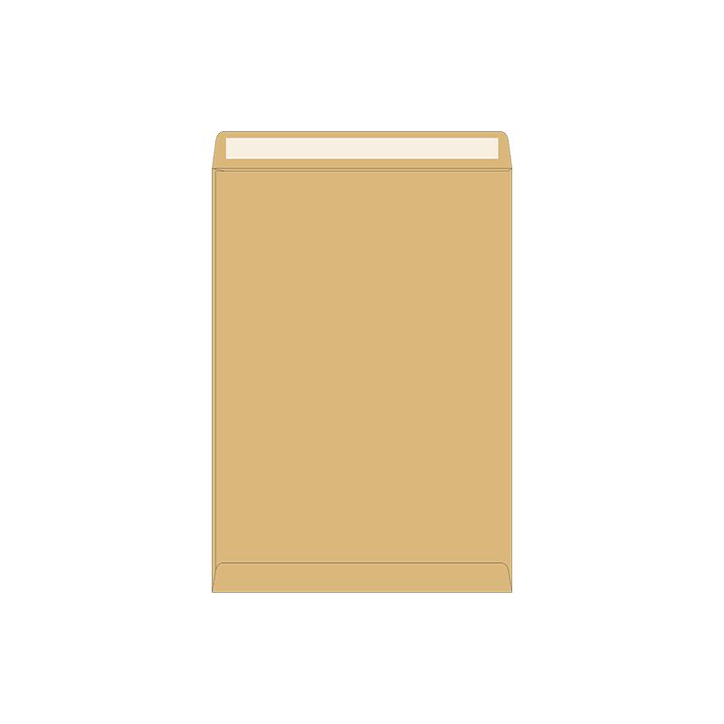 Self-Adhesive Double-Sided Kraft Paper Document Envelope with Thickened Yellow Chinese Style Design.