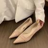 Foreign Style Gentle Wind Flat-soled Fairy Shoes Summer Skirt Single Shoes French Small Fragrant Temperament Pointed Shoes