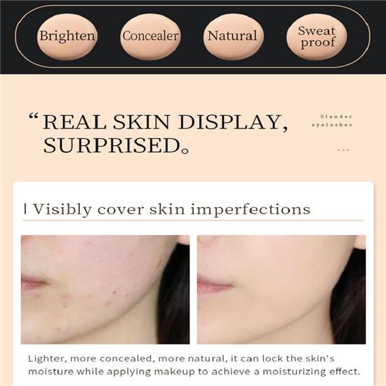 Makeup Cushion CC Stick Concealer Moisturizing Isolation Oil Control Liquid Foundation Natural Color Cosmetics