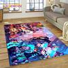 Tappeto Gioco Cartone Animato Splatoon3 PC Gamer per Camera da Letto Soggiorno Decorazione Casa Divano, Tappetino da Pavimento Decorativo Grande Gioco per Bambini Regalo