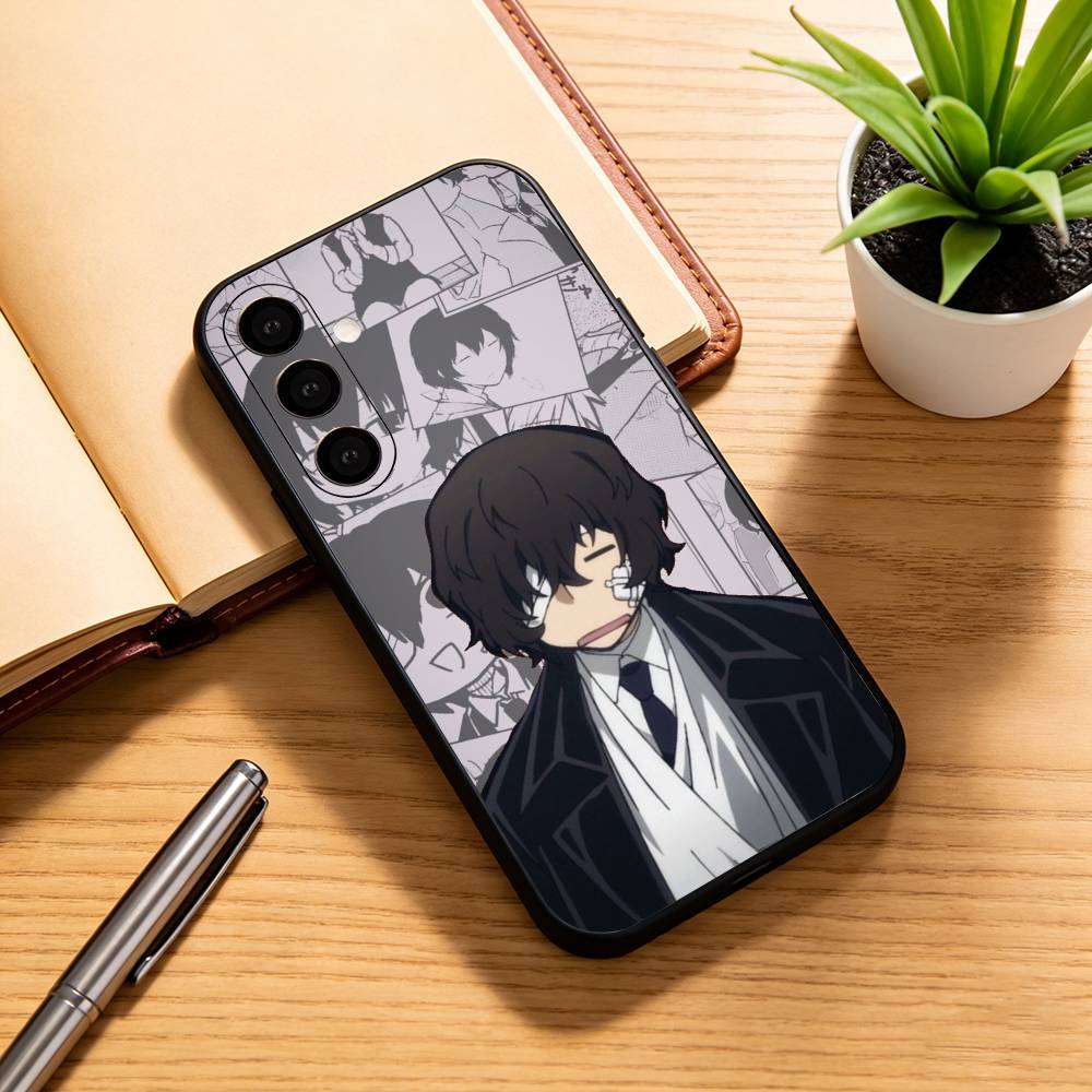 BSD D-Dazai Osamu   Phone Case Black Silicone Soft For Samsung Galaxy A73,A72,A71,A70,A53,A52,A51