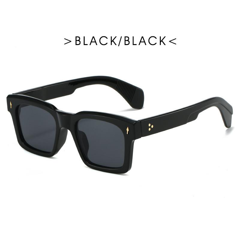 

Fashion Fall 2024 Square Eyewear With Uv400 Antiuv Coating For Cycling And Party Events BlackFrameGrayLens