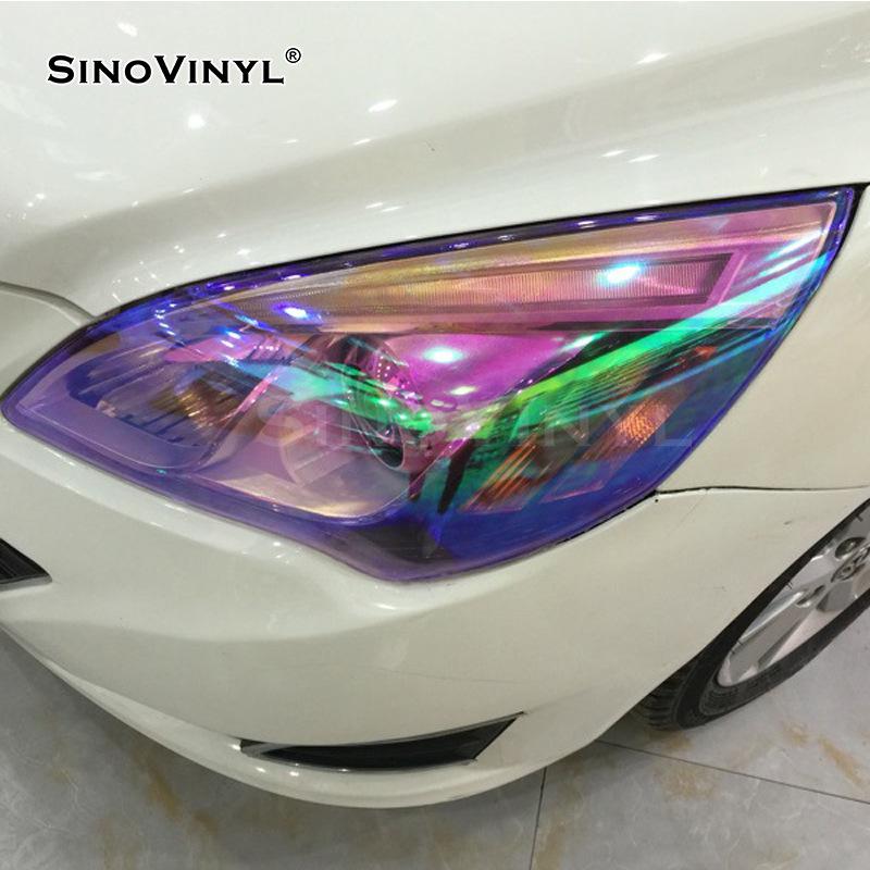 Chameleon Color-Changing Headlight & Taillight Film Sticker