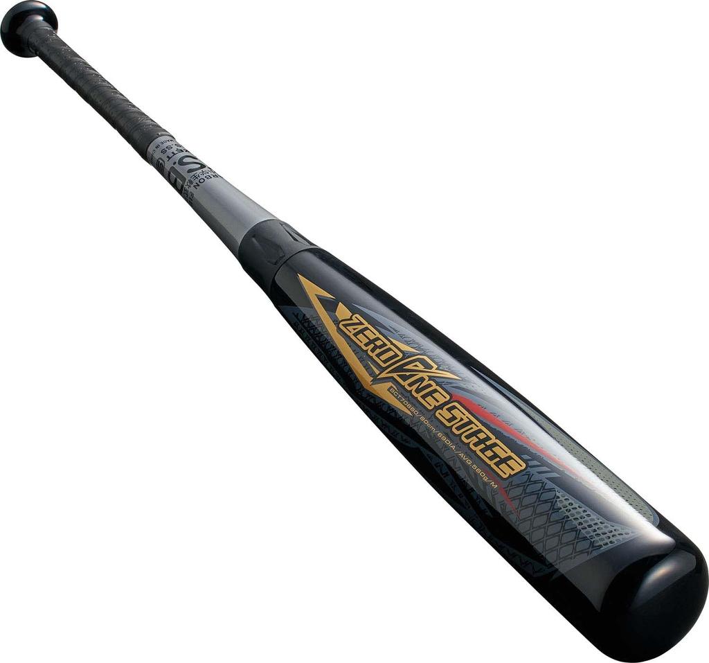 ZETT Youth Baseball Zero One FRP 560g Black BCT70680 Bat, Stage, (Carbon), 80cm, Average, (1900),