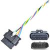 Elektronischer Drosselklappenstutzen Steckverbinder Kabelbaum Stecker S20203 Kompatibel mit Dodge Charger Challenger Avenger Durango, Chrysler 200 300 Pacifica Town