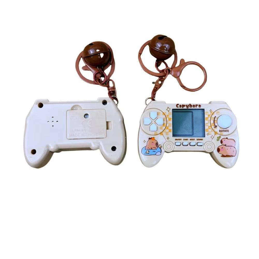 Neuer Exquisiter Capybara-Schlüsselanhänger Mit Tetris-Controller, Lustiger Und Kreativer Kinder-Spielkonsolen-Rucksackanhänger