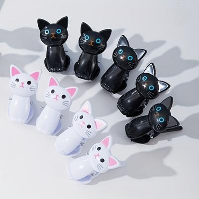 2 Cat-shaped Food Preservation Bag Clips - Sealed Kitchen Storage Clips
