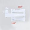Wall Mount Bracket Stand Metal Heavy Duty Adjustable Device Holder with 1/4" Ball Head for Home
