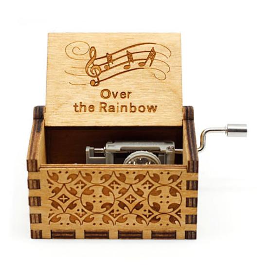 Vintage Birkensperrholz Crisp Spieluhr Kinder Musiksammlung Geburtstagsgeschenk