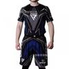 RDX Brottning Kulturell Sport Kortärmad T-shirt Set Tonårspojkar Vardaglig Atletisk Klädsel