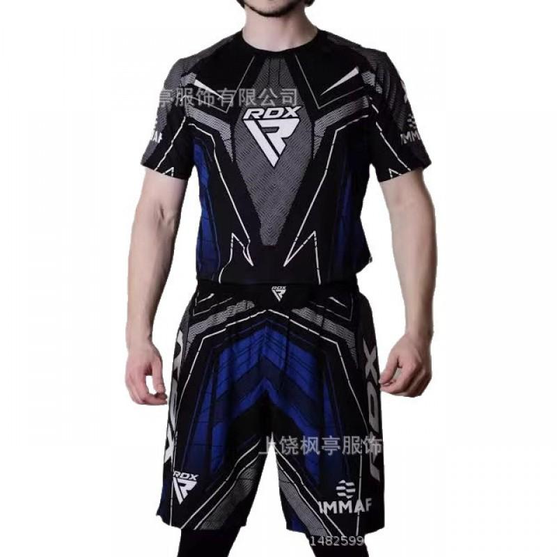 RDX Brottning Kulturell Sport Kortärmad T-shirt Set Tonårspojkar Vardaglig Atletisk Klädsel