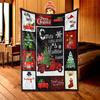 Christmas Cartoon Pattern Digitalprinted Polyester Bedroom Velvet Flannel Soft Sofa Cover Blanket Fleece Soft Sofa Cover