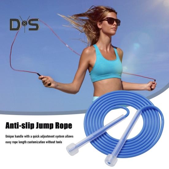 300CM švihadlo z PVC Nastavitelná protiskluzová rukojeť Bez zamotání Fyzikální testování Spalování tuků Studenti Trénink Děti Dospělí Fitness švihadlo