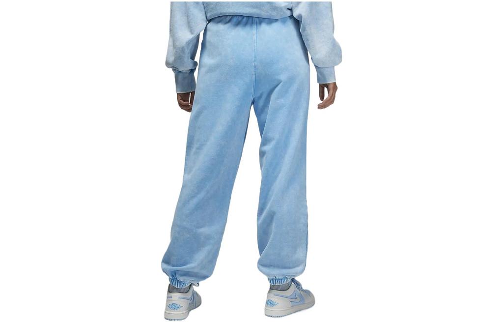 Jordan Flight Knitted Sweatpants Women's Dark Pink Blue DX3249-443