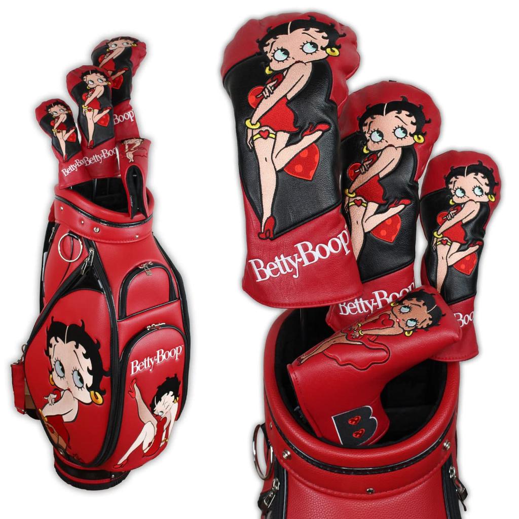Hokushin Trading Betty Boop Head Cover Cat Hand for DR OHC0062