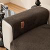 Winter Lamb Wool Sofa Cushion Minimally Thickened Plush Seat Cushion Anti Slip Sofa Cover Living Room Decoration Couch Protective Pad