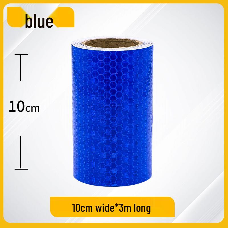 Night Safety Anti-Collision Reflective Strips - Traffic Warning Stickers with Microprismatic Film