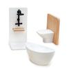1/5Pc Dollhouse Simulation Washbasin Tub Toilet Model Freely Combined Bathroom Decor Dolls House Miniature Furniture Accessories