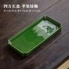 Boutique Chinese Style Rectangle Tea Tray Multipurpose Ceramics Pot Bearing Dry Bubble Tray Household Dessert Fruit Plate Gifts