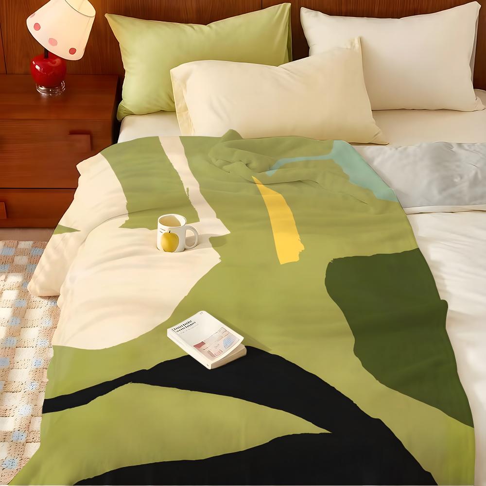 Artist S-Sylvia T-Takken Throw Flannel Throw Blanket, Lightweight Cozy, Durable Washable Cute Cool