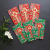 6Pcs Chinese Style Horse Year Money Envelope Traditional Red Pocket  Marriage Celebration