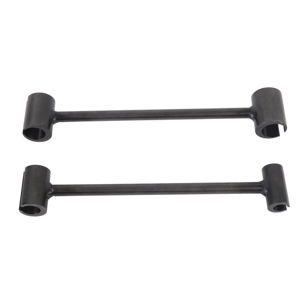 Pachet 2 Instrumente de Reglare Balama Ușă Construcție din Oțel Cap Dublu Îndoitore Goluri Balama Cheie de Reparare