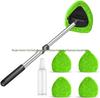 Telescopic Microfiber Car Window Cleaning & Defogging Brush Set
