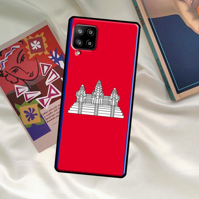 Cambodia Flag Case For Samsung Galaxy A52 A32 A12 A33 A06 A16 A26 A36 A56 A15 A53 A13 A34 A54 A14 A35 A55