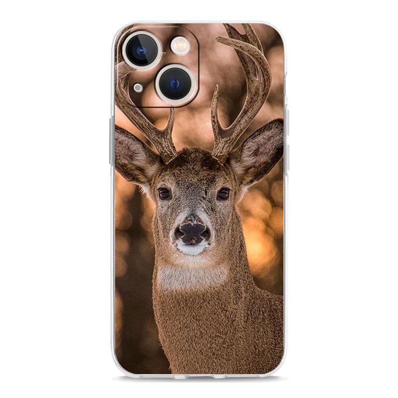 Phone Case For iPhone 17 Cases iPhone Air 16 15 12 13 14 Pro Max 7 8 Plus 16Pro iPhone11 Clear Soft Cover Deer Hunting
