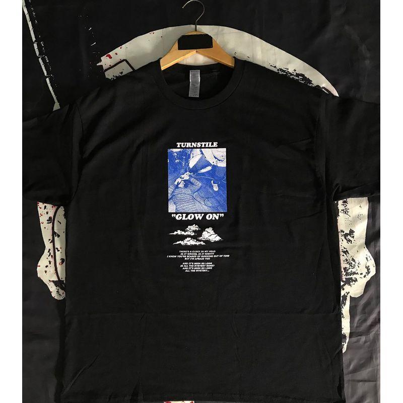 

Мода Хай-стрит Ретро Самовознаграждение Хардкор Группа Turnstile Свободный Легчайший для Сочетания Повседневный Футболка Топ с Коротким Рукавом Black S