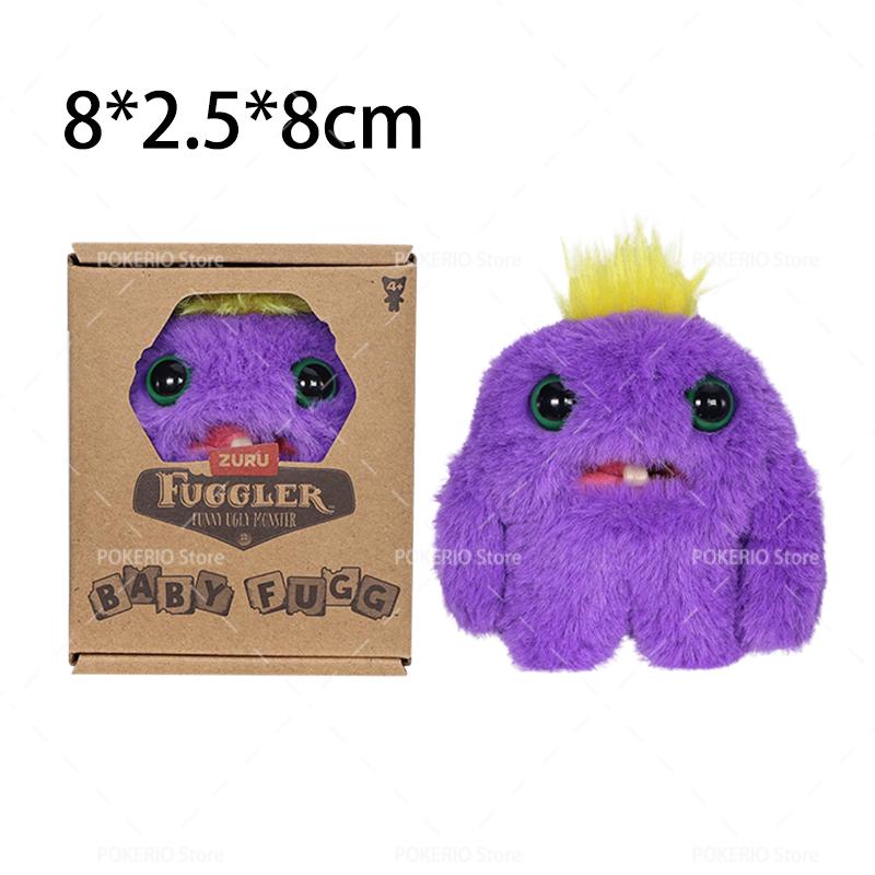 Hot Fuggler Teeth Monster Plush Doll Little Monsters Baby Series Funk Teeth Treasure Ugly Monster Collectible Toys Holiday Gifts