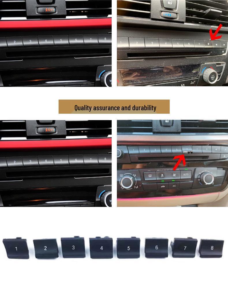 BMW 3 Serisi F30/F35 Klima Kontrolleri: Klima, CD, Koltuk Isıtma ve Ses Düğmeleri