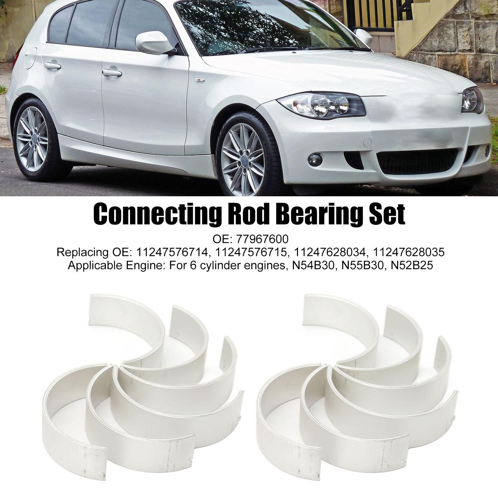 

Комплект шатунных вкладышей 12 шт. Алюминиевый сплав 77967600 для N54B30 N55B30 N52B25 6 цилиндров