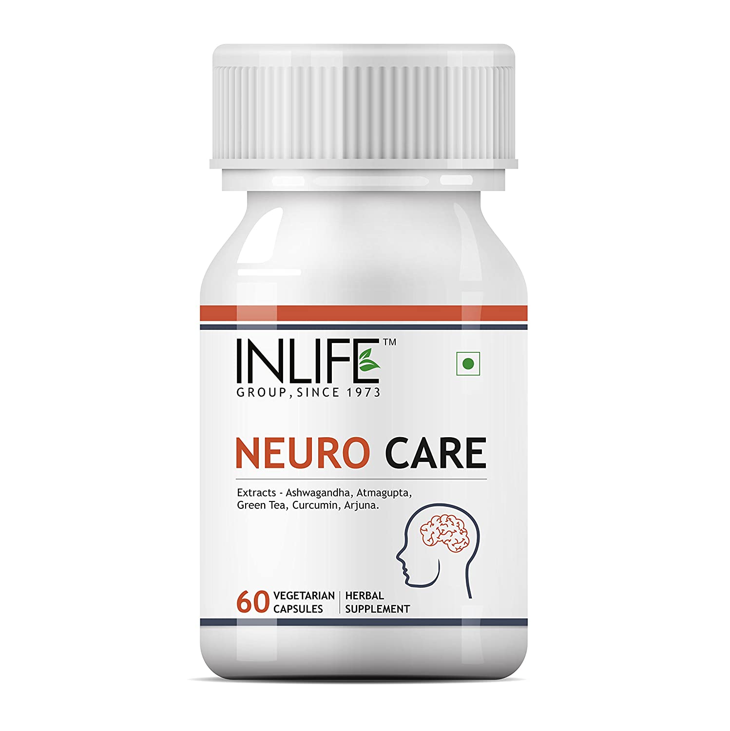

Неуро (60 кап, 500 мг), Neuro Care, INLIFE