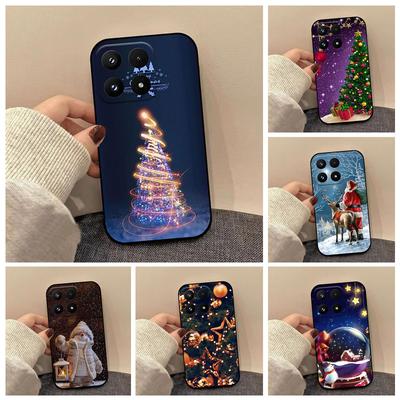 Coque en Silicone de Noël Pour Xiaomi 17 Pro Max 15 14 13 Ultra Pro 13Lite Housse Coque Protectrice Souple TPU Anti-choc Fundas Coque