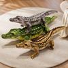 Jucărie de pluș Crocodil realist Animal de pluș, Model animal de simulare moale Păpușă Cadou de ziua de naștere pentru copii Decor Acasă