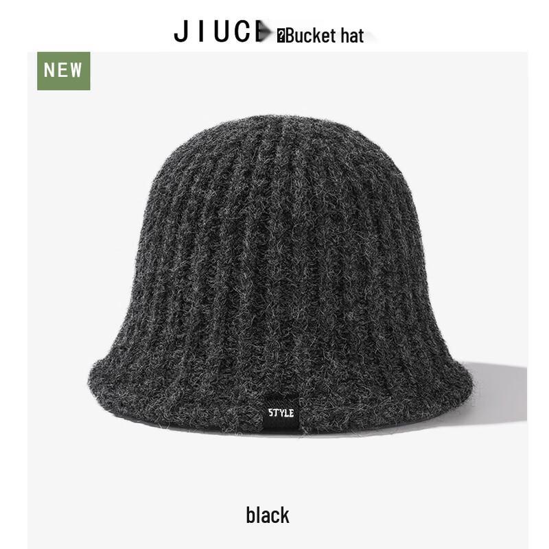 

Autumn Winter Solid Color Bucket Hat