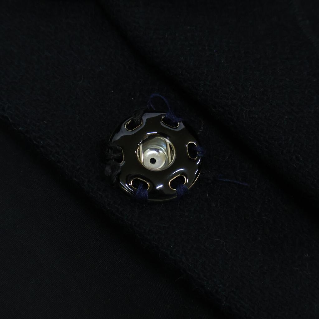 RED VALENTINO V11210R 11AW Black Center Frill Coat coat 40 blackUsed