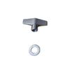 Safety Friendly Zinc Alloy Solid Butterfly Drum Nut Knob Recyclable Material Secure Locking Sustainable Music Gear