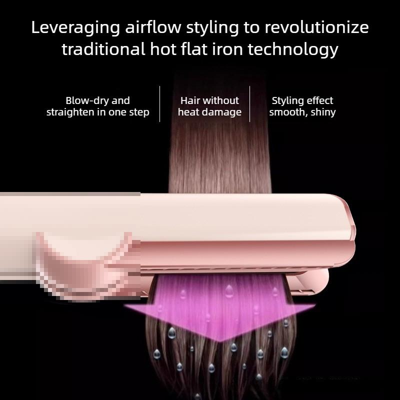 Intelligent Hair Straightener & Hair Dryer HT01 2-in-1 Multifunctional Negative Ion Hair Curler Hair Salon Styling Tool
